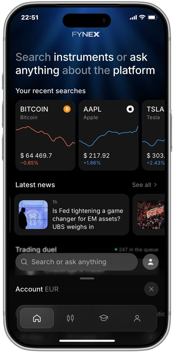 The Fynex app